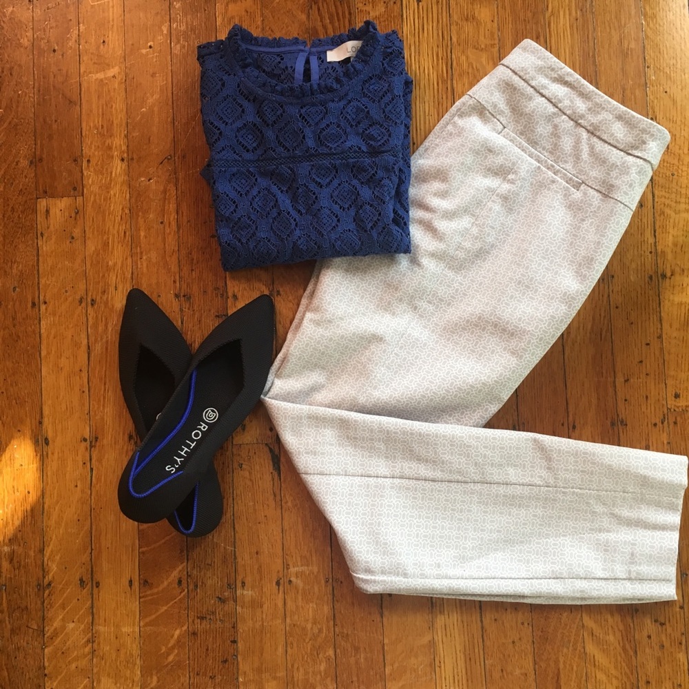 NWOT Adrianna Papell Slim Fit Cropped Chinos